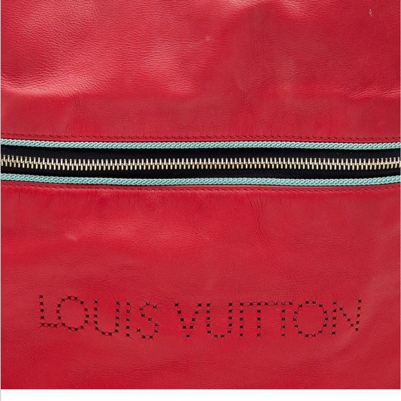 Authentic Louis Vuitton Leather And Jacquard Limited Edition Safari Flight Bag - Picture 11 of 11